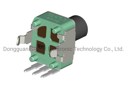 Dielectric Strength 500VAC Rotary Potentiometer Offering Resistance Tolerance ±20 Percent and Shaft Types Round Flat Knurled for Adjustment