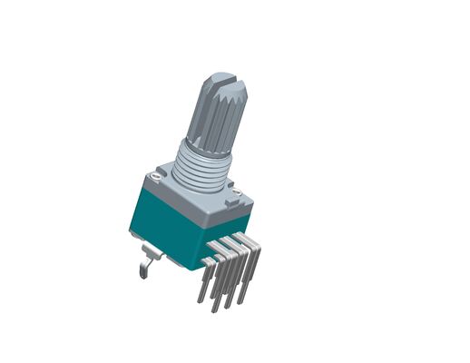 Through Hole DIP Mount Rotary Potentiometer Plastic and Metal Design Offering 100MΩ Min Insulation Resistance for Performance