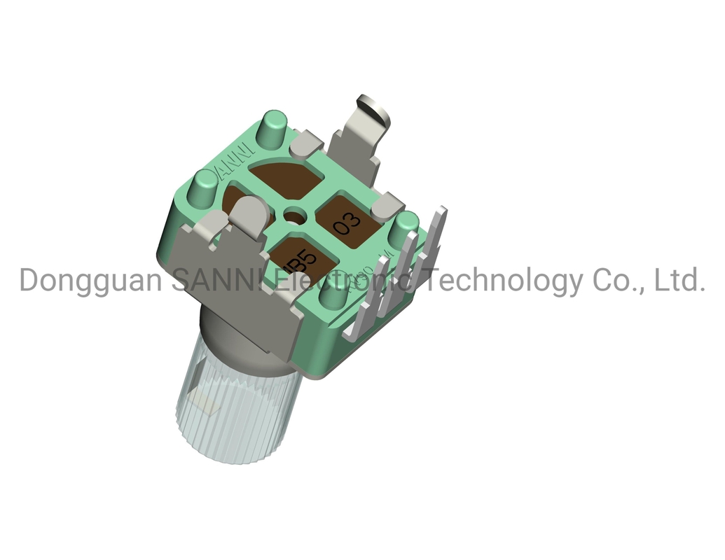 Plastic Metal Rotary Potentiometer -25C-85C Rotational Life 10 for Industrial Control Applications
