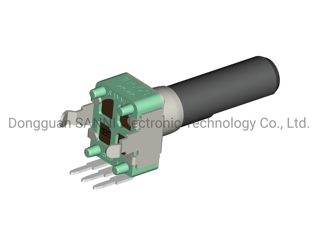 Resistance Tolerance ±20 Percent Rotary Potentiometer with Plastic Shaft Material Operating Temperature Range Minus 25 to 85 Degrees Celsius