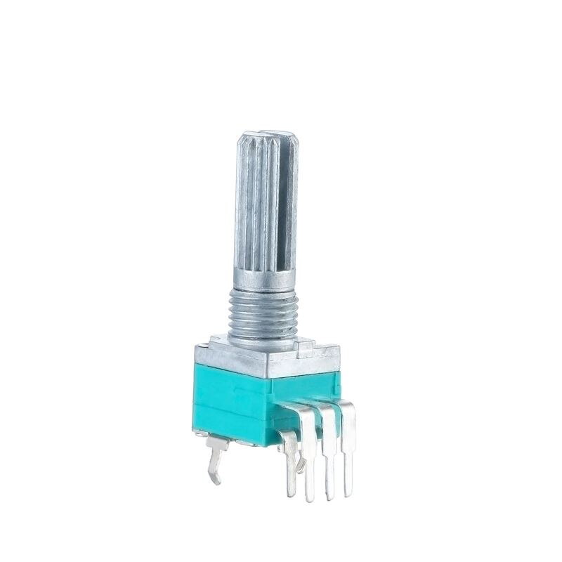 Flat Shaft Type Rotary Adjustable Resistor 6mm Diameter Customizable Variable Resistor Suitable for Electronic Circuit Control